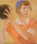Самохвалов А.Н. Девушка с мячом. 1933